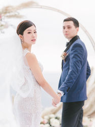 Lian Rokman | wedding dress and evening dress in Hong Kong | The Wedding Gown | Emi Wong wedding day