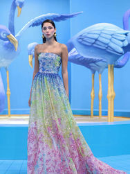Georges Hobeika | multicolour evening dress in Hong Kong | The Wedding Gown