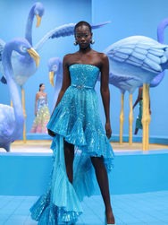 Georges Hobeika | blue evening dress in Hong Kong | The Wedding Gown